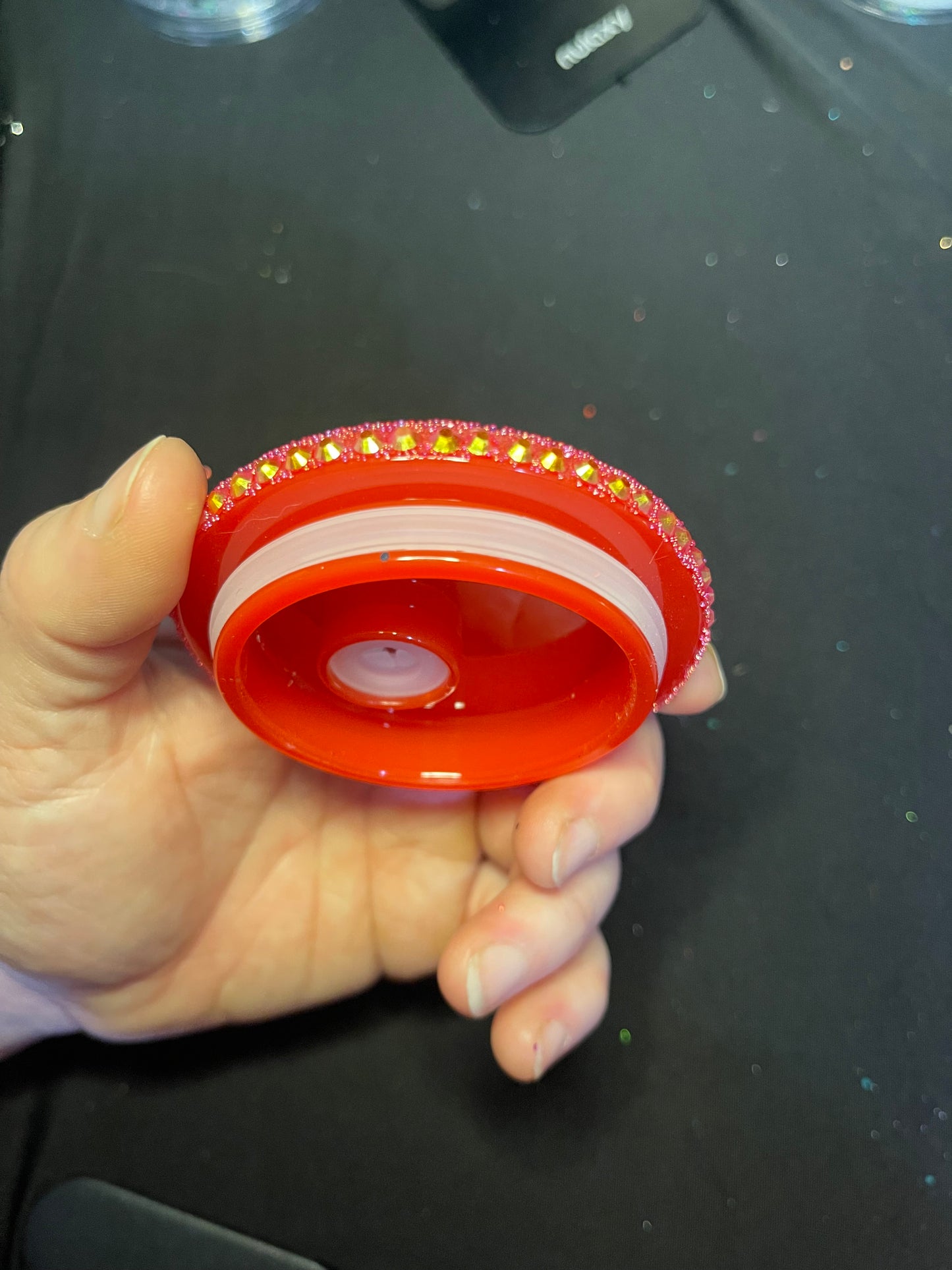 Blood Orange Bling Rhinestone