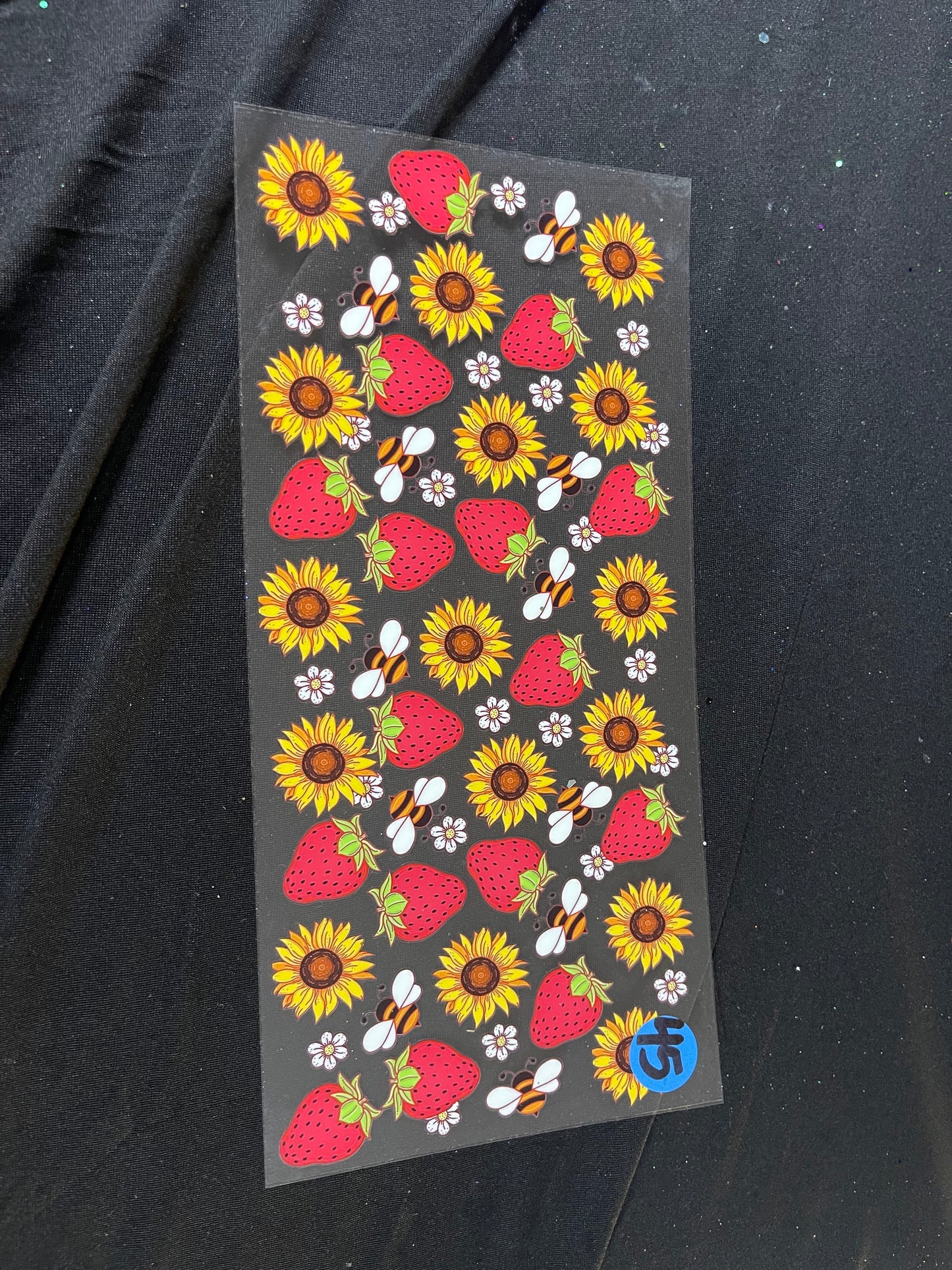 Strawberries, Sunflowers, & Bumble Bees #45